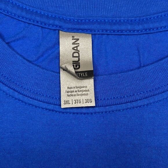 Honestly, Taxation Even With Representation…Men’s Blue Graphic Tee Size 3XL - Picture 4 of 6